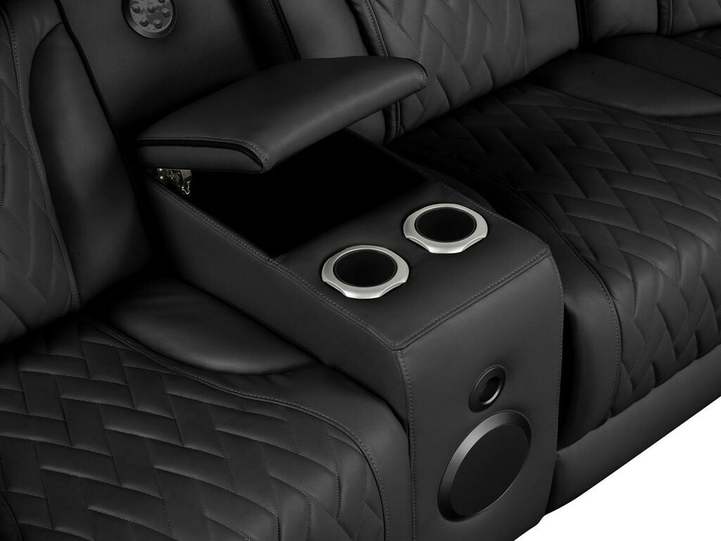 Sectional Power Reclining  with Power Headrest,