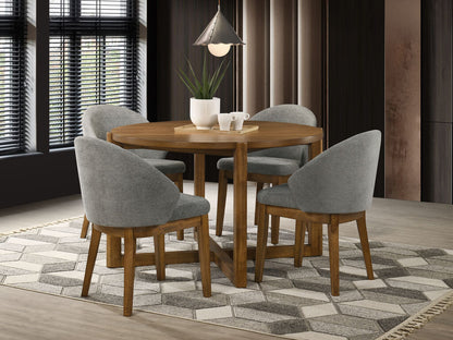 Andrew 5-Piece Round Dining Table Promo Price (Effective Until End of June)