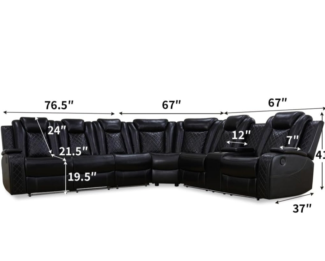 Sectional Power Recliner