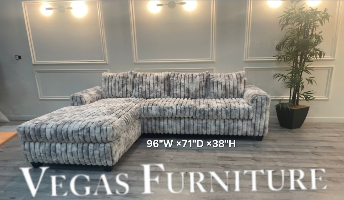 Lauren Reversible Chaise.          IN STOCK. GOING FAST-CALL