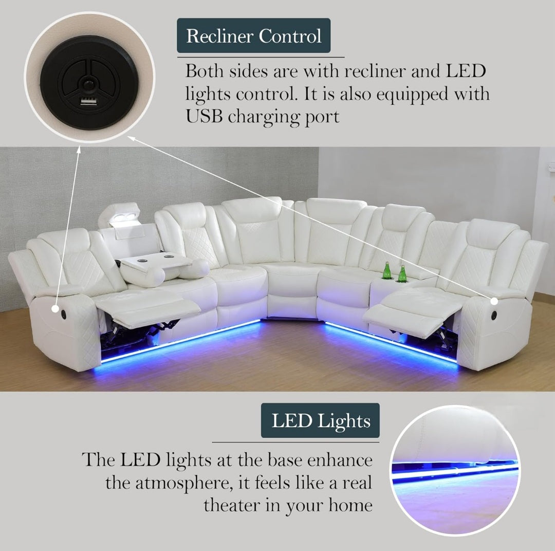 Sectional Power Recliner