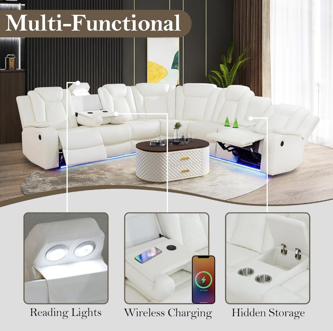 Sectional Power Recliner