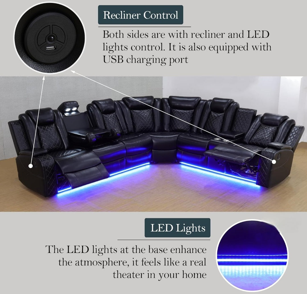 Sectional Power Recliner