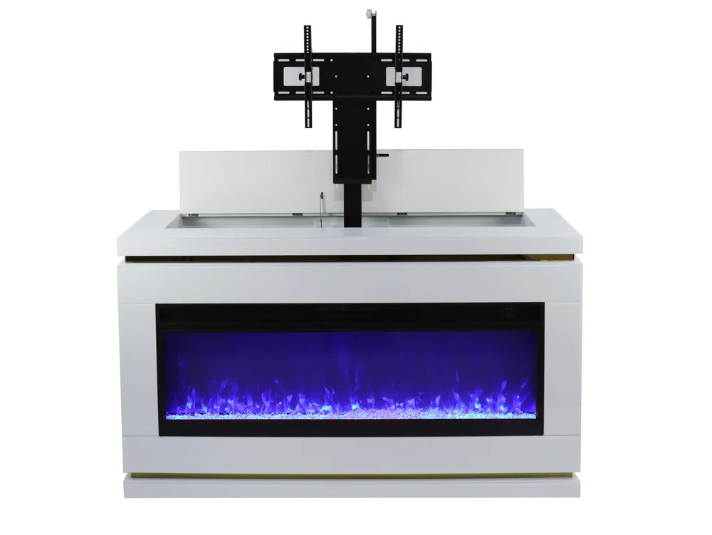 71" Modern Electric Fireplace TV Stand