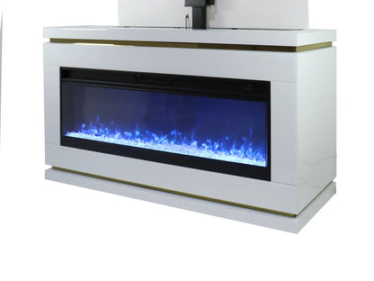 71" Modern Electric Fireplace TV Stand
