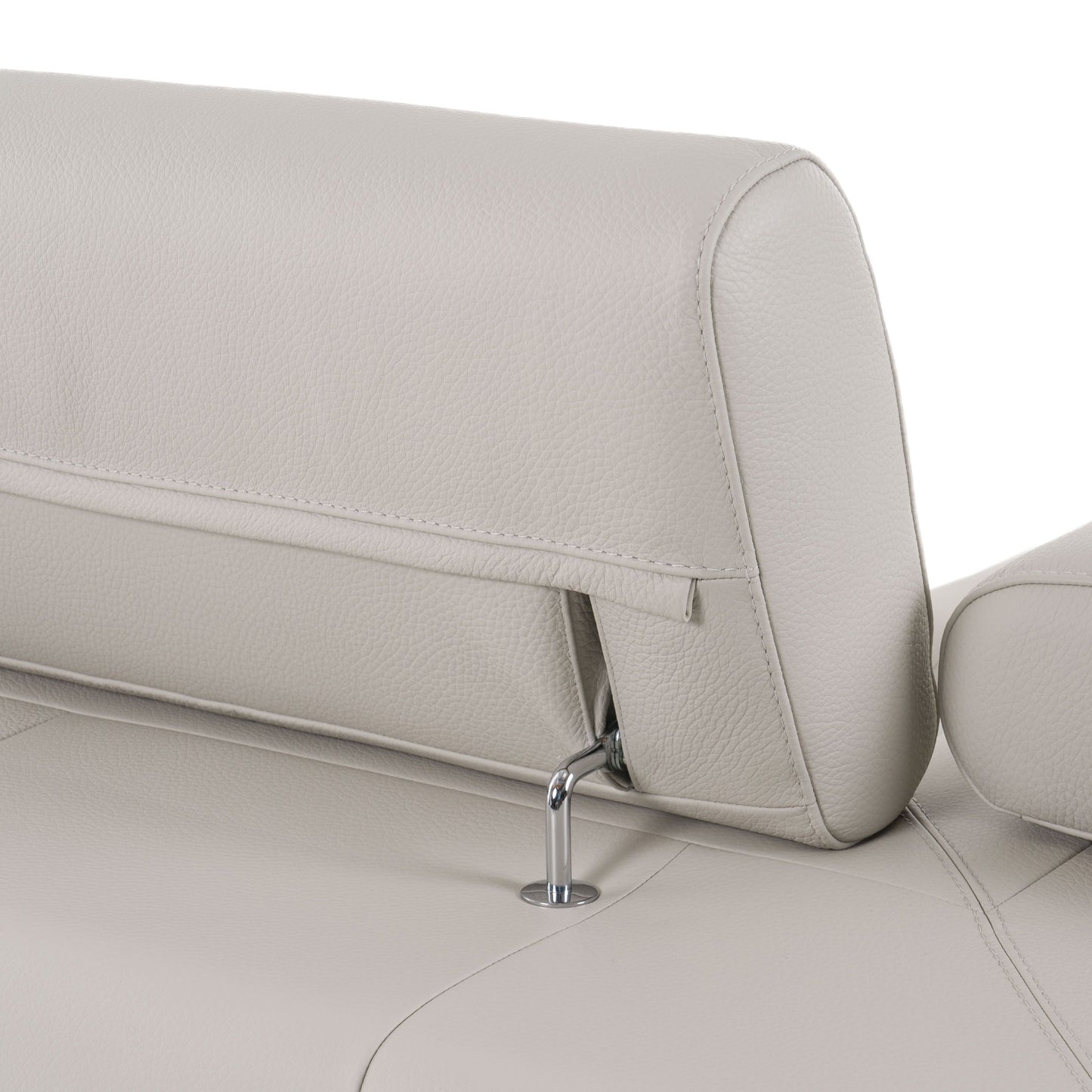 Lamod Italia Dalton - Modern Italian Light Grey Leather Sectional + Recliners.      Estimated Back In Stock on:
March, 10 2025