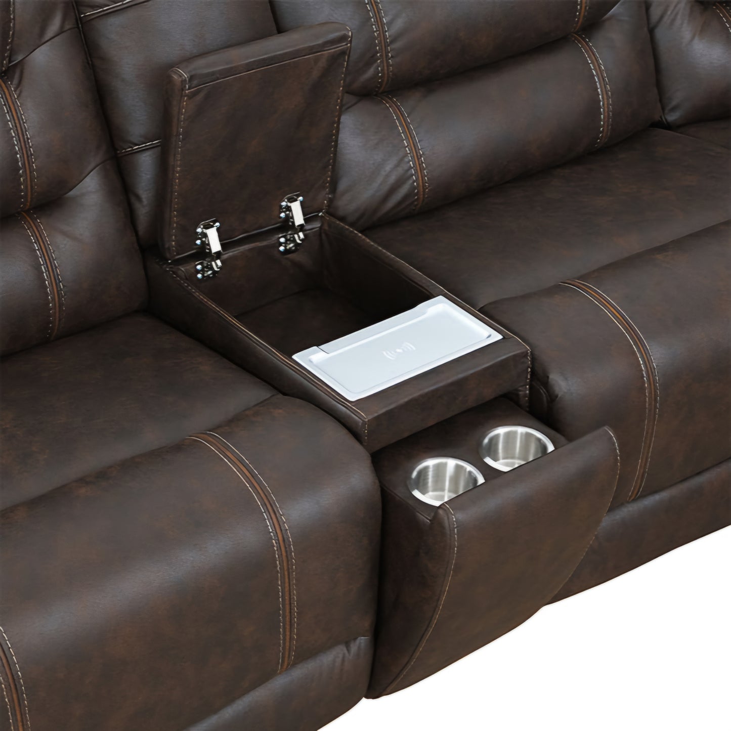 Sectional Power Recliners Heat Rest
