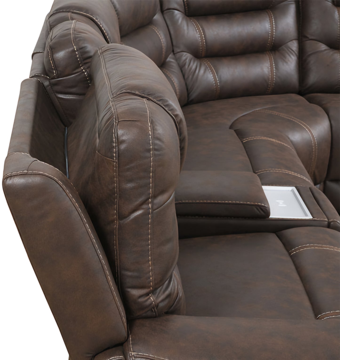 Sectional Power Recliners Heat Rest