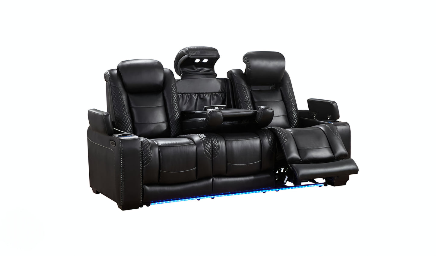 SOFA SET 2PC POWER RECLINERS HEAT REST