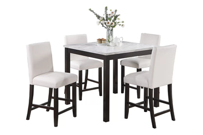 5-Pcs Counter Height Dining Set
Table + 4 Chairs