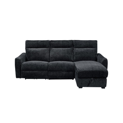 L-Shape Sectional Single Power Recliner Fabric