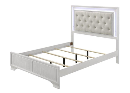 LYSSA 4PC BEDROOM- OAT/FROST