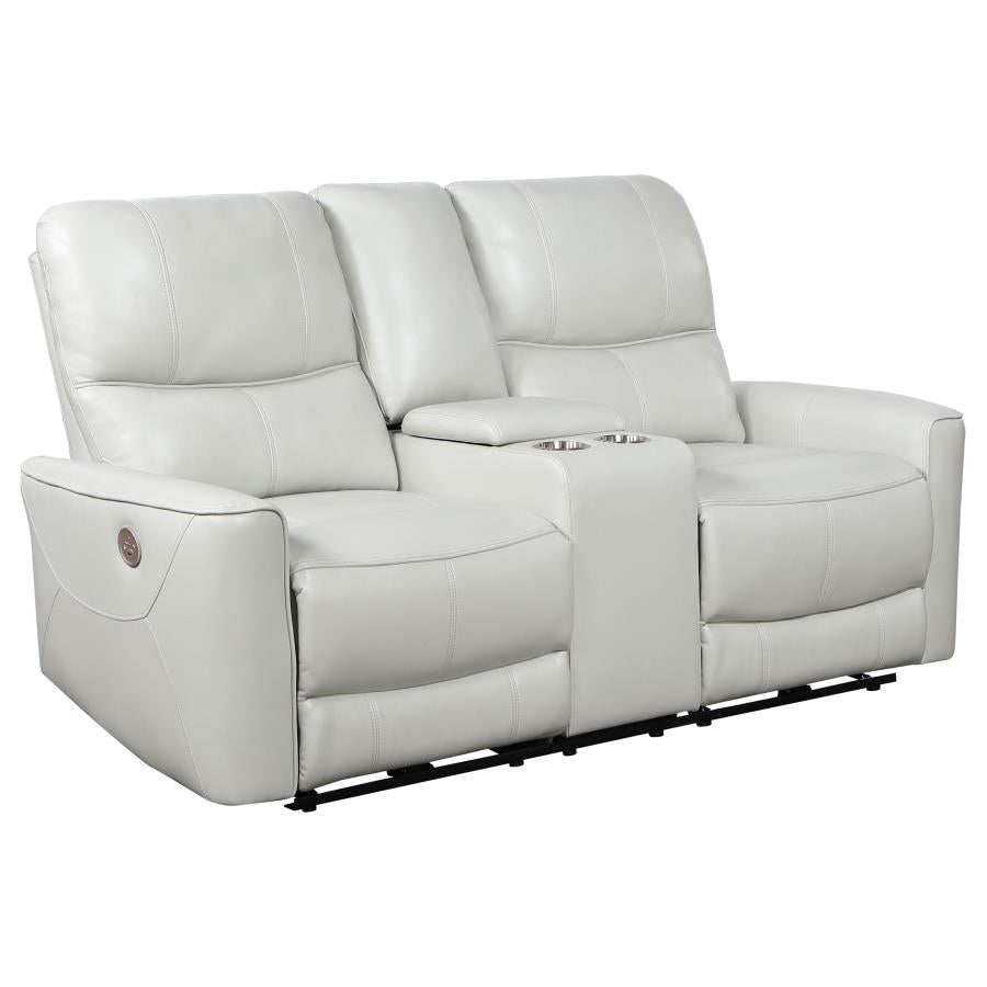 2-piece Power Reclining Sofa Set Dove Grey