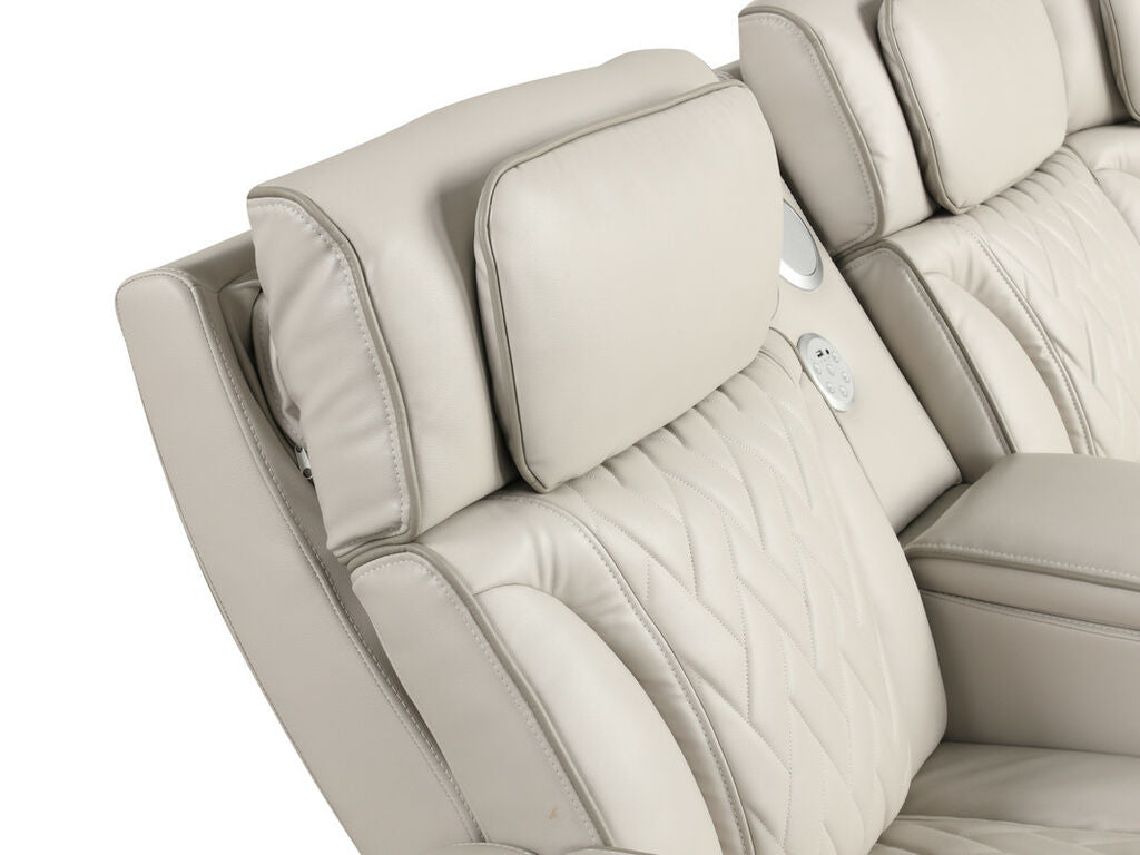Sectional Power Reclining  with Power Headrest,