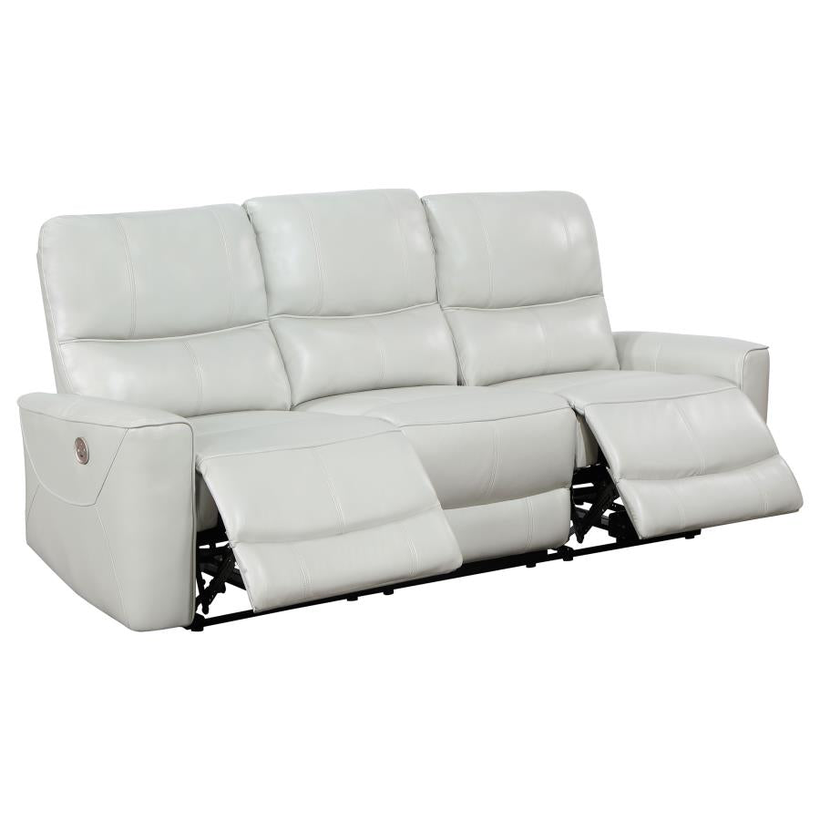 2-piece Power Reclining Sofa Set Dove Grey
