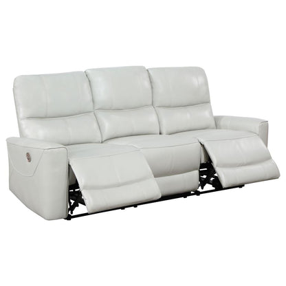 2-piece Power Reclining Sofa Set Dove Grey