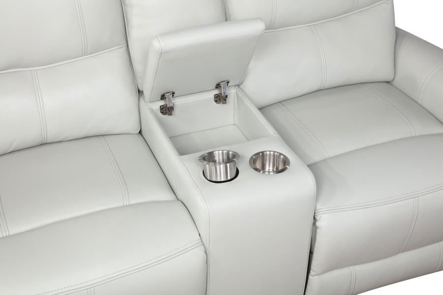 2-piece Power Reclining Sofa Set Dove Grey