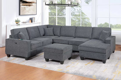 U Shape Sectional w Ottoman
