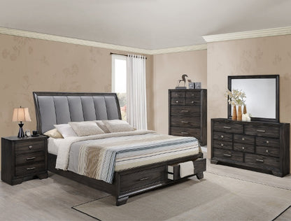 JAYMES BEDROOM GROUP 4PC