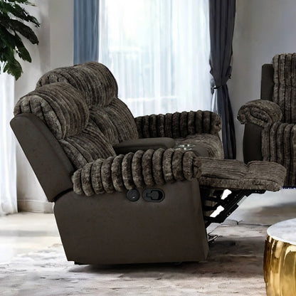 Dionysus Manual Reclining Sofa & Loveseat 2PC