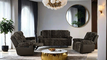 Dionysus Manual Reclining Sofa & Loveseat 2PC