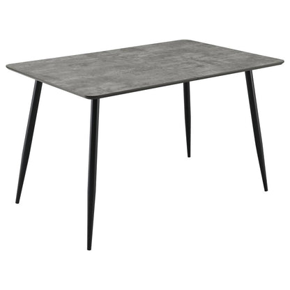 Dining Table Set with Extension Table Grey