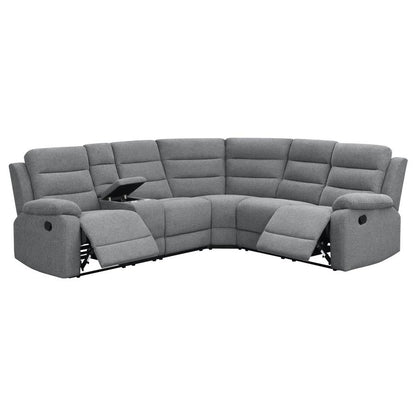Reclining Sectional Sofa Smoke