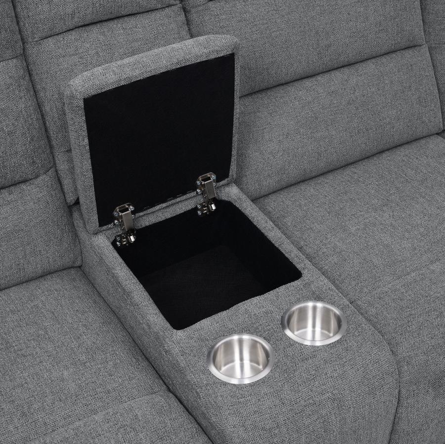 Reclining Sectional Sofa Smoke