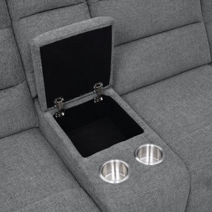 Reclining Sectional Sofa Smoke