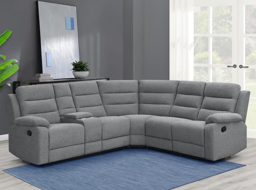 Reclining Sectional Sofa Smoke