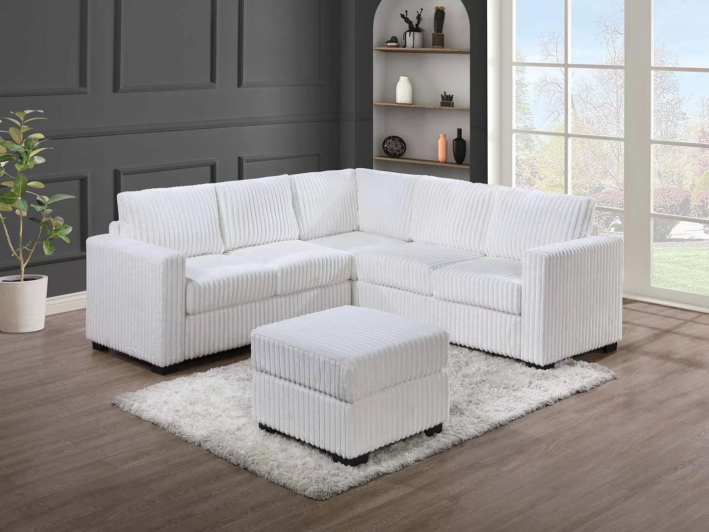 Sectional Set W/ Ottoman