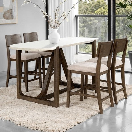 Vellara
Counter Ht Table,Set Stone Top   IN STOCK. GOING FAST-CALL