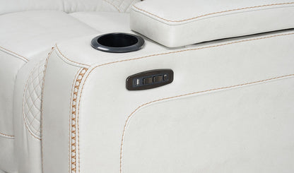 SOFA SET 2PC POWER RECLINERS HEAT REST