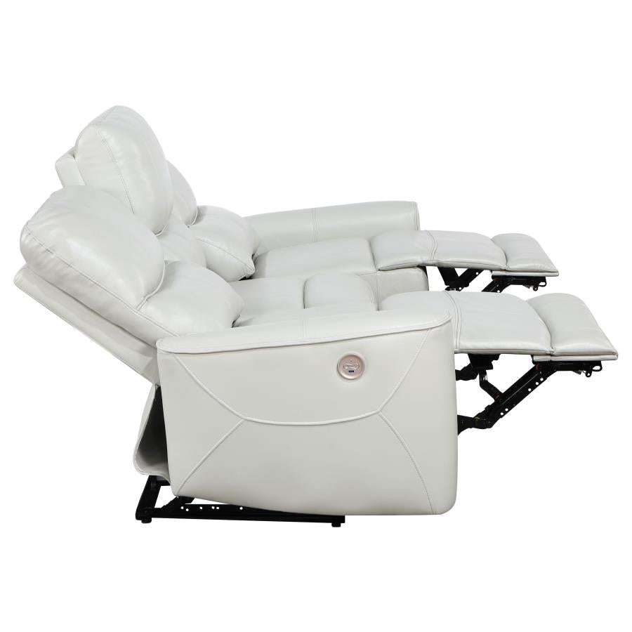 2-piece Power Reclining Sofa Set Dove Grey