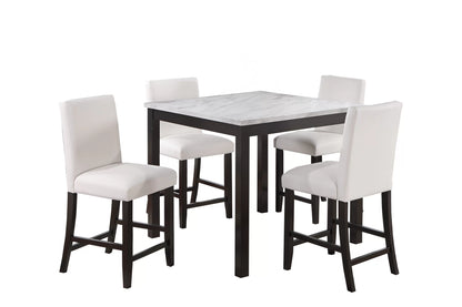 5-Pcs Counter Height Dining Set
Table + 4 Chairs