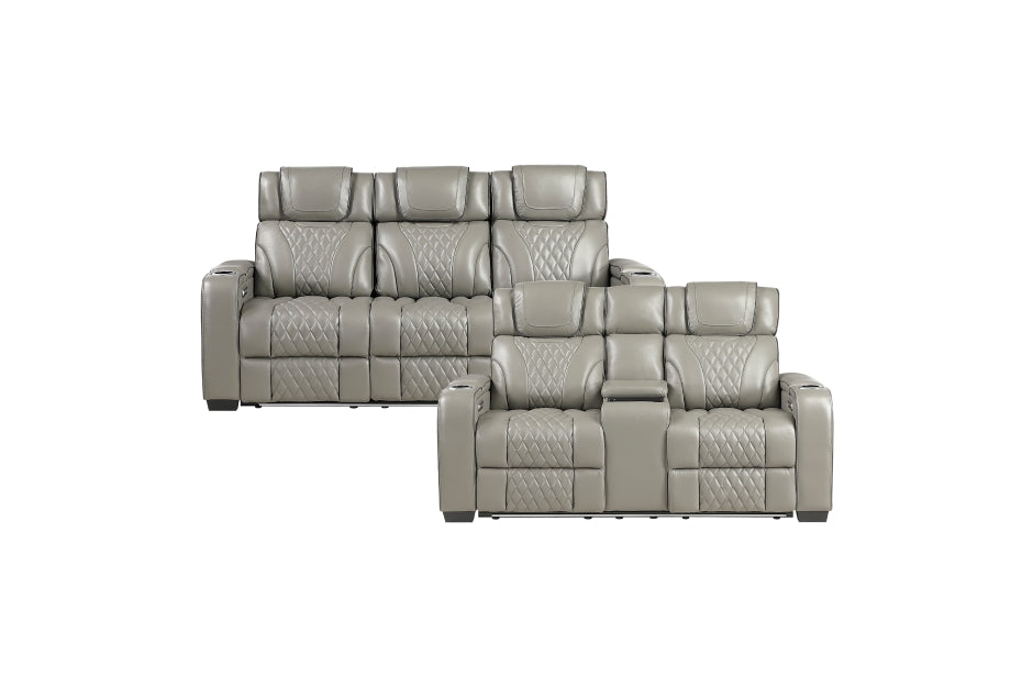 2pc Set: Sofa, Love (Power)