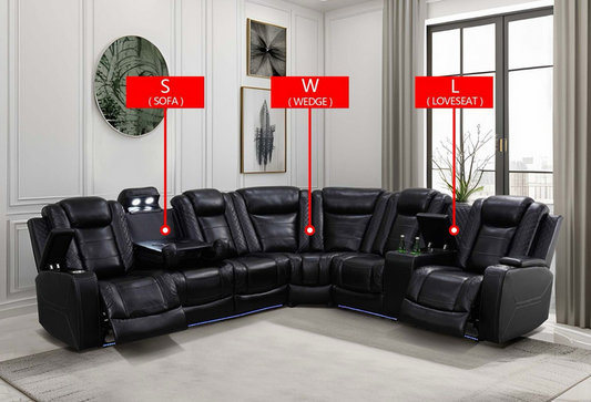 Sectional Power Recliners