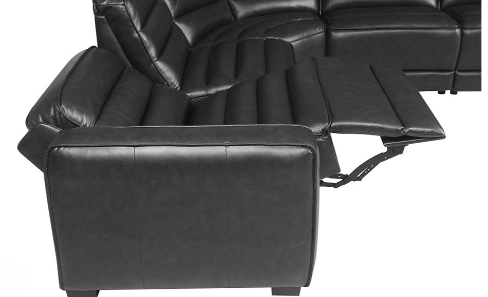 Sectional 2 Power Recliners Power Back & power Seat