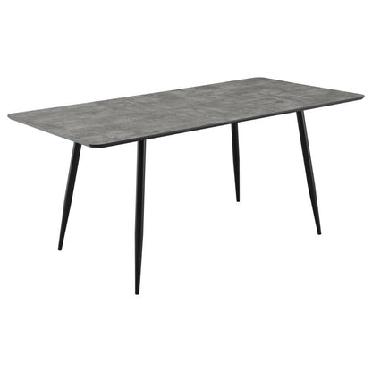 Dining Table Set with Extension Table Grey