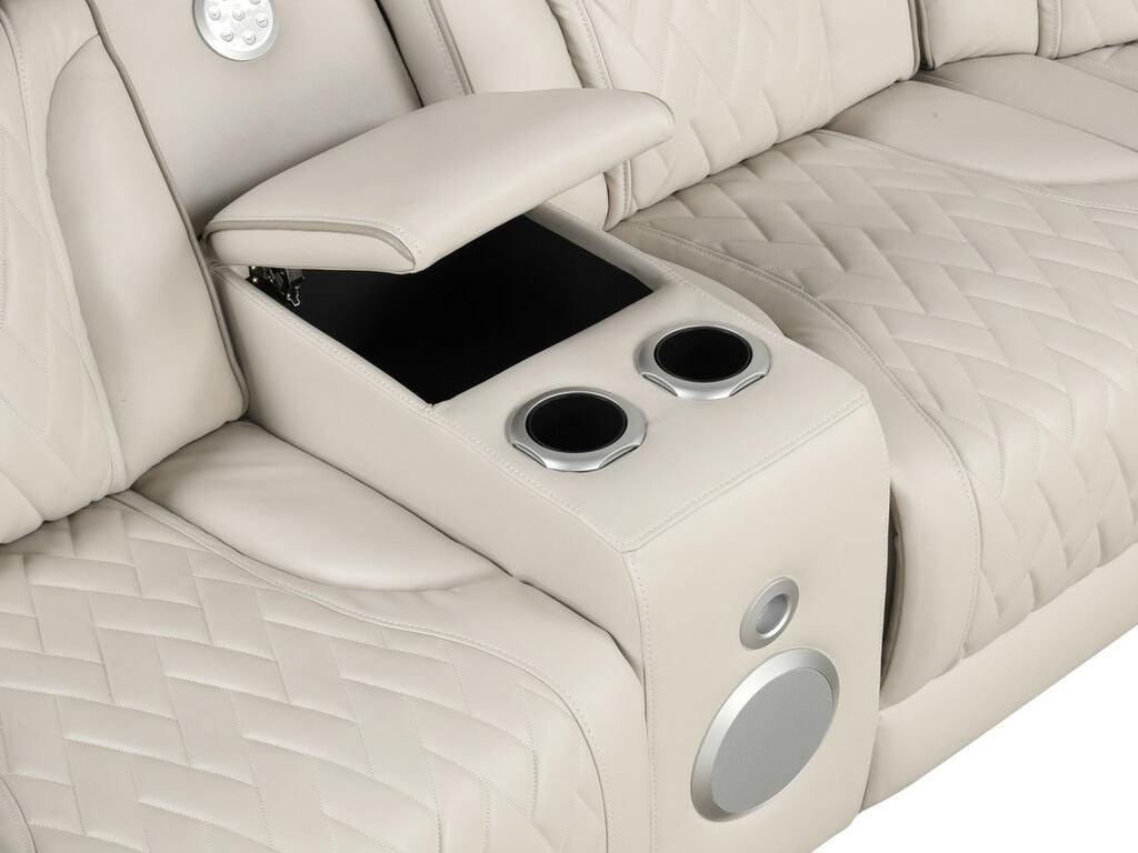Sectional Power Reclining  with Power Headrest,