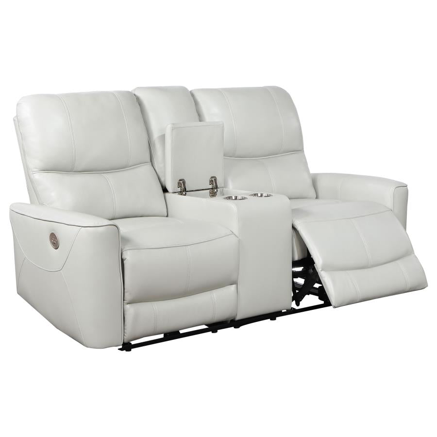 2-piece Power Reclining Sofa Set Dove Grey
