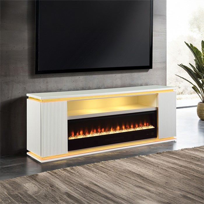 Medea 71" TV Stand w/ Electric Fire Place     |