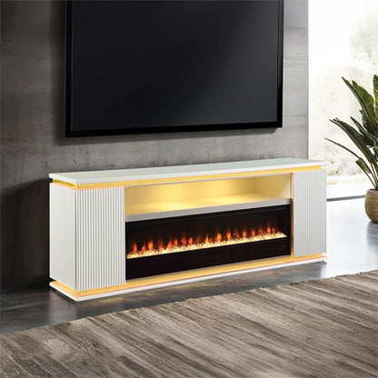 Medea 71" TV Stand w/ Electric Fire Place     |