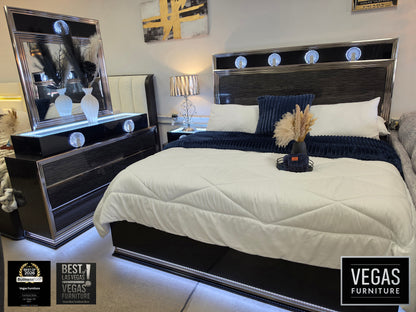 Noire Bedroom Set 4 Pc