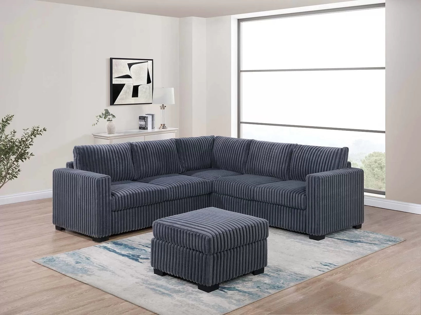 Sectional Set W/ Ottoman