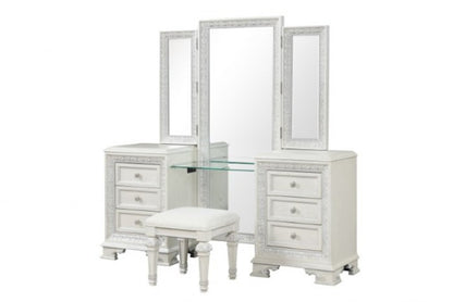 Stella Mia
 Bed Set 4Pc W Vanity |