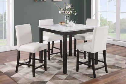 5-Pcs Counter Height Dining Set
Table + 4 Chairs